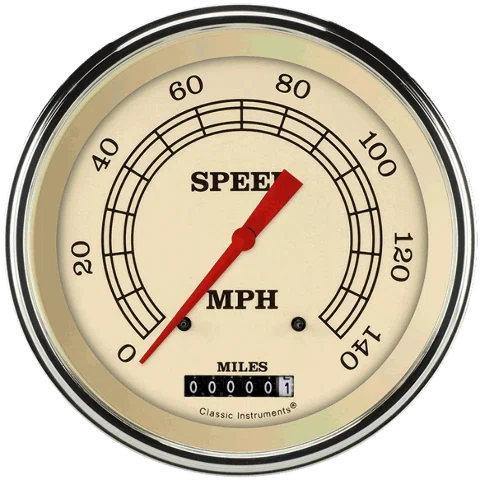 Vintage 4 5_8_ Speedometer VT56SLF